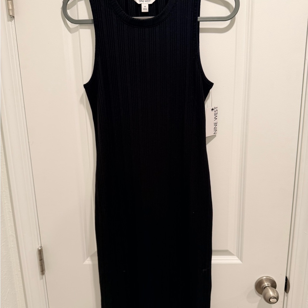 Nine West Classic Black Midi Dress